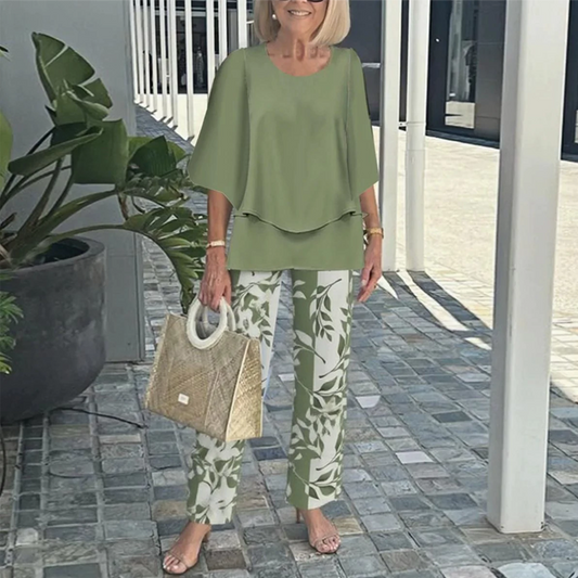 Ensemble de détente imprimé chic pour un usage quotidien